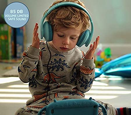 Kids Headphones, PowerLocus P2 Bluetooth Headphones for Kids with Volume Limit 85DB, Kids Wireless Headphones Over Ear with Microphone, Foldable, Carry Case, Micro SD/TF for iPhone/iPad/Laptop/PC/TV