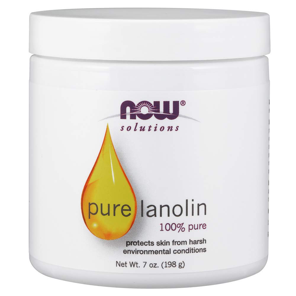 NOW Lanolin, 100% Pure (Hexane-Free), 198 g