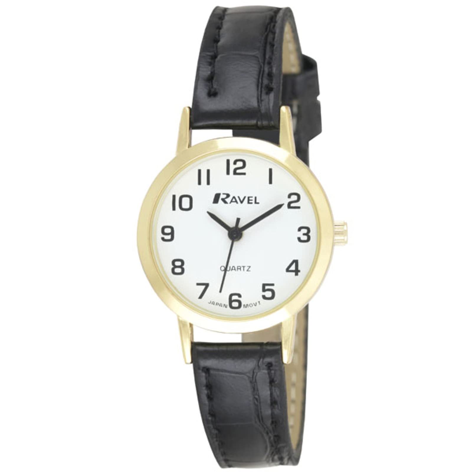 Ravel - Unisex Traditional Watch with Clear Numeral Dial