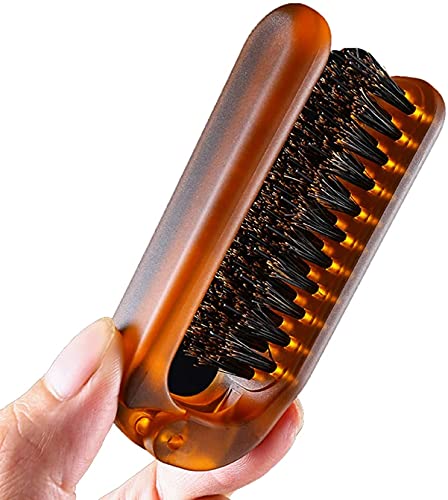 VinBee Folding Hair Brush Anti-Static Range Hair Brush Detangler Brush for Girls Boys Women Men Kids Wet Dry Hair Mini Travel Detangling Brush