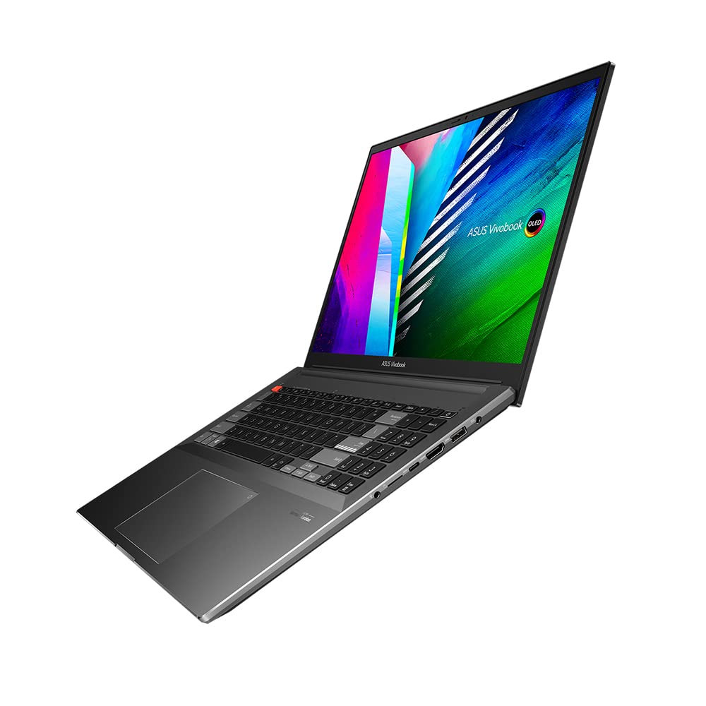 ASUS Vivobook Pro 16X M7600QE 16-inch 4K OLED Laptop (AMD Ryzen 9-5900HX, Nvidia GeForce RTX 3050Ti, 32 GB RAM, 1TB SSD, Backlit Keyboard, Windows 11)