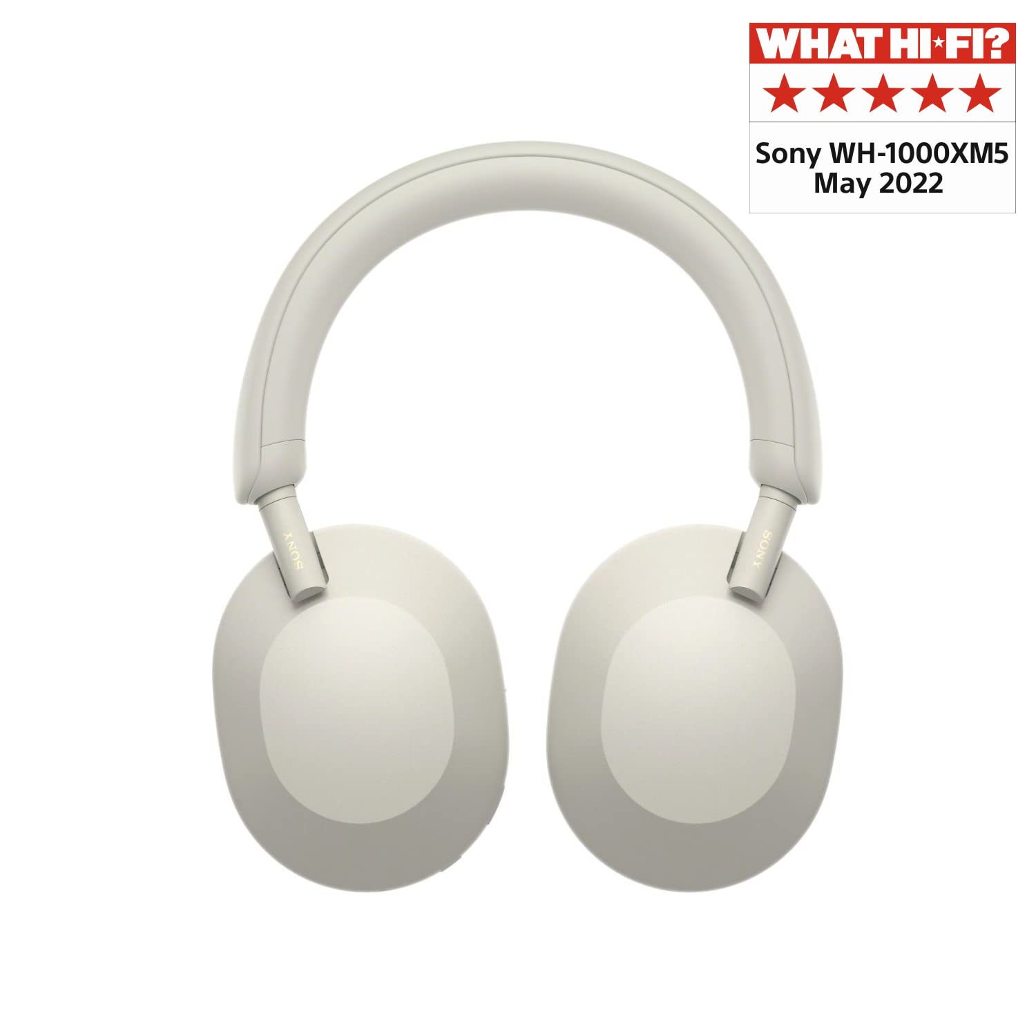 Sony WH-1000XM5 Noise Cancelling Wireless Headphones - 30 hours battery life - Over-ear style - Optimised for Alexa and the Google Assistant - with built-in mic for phone calls - Silver