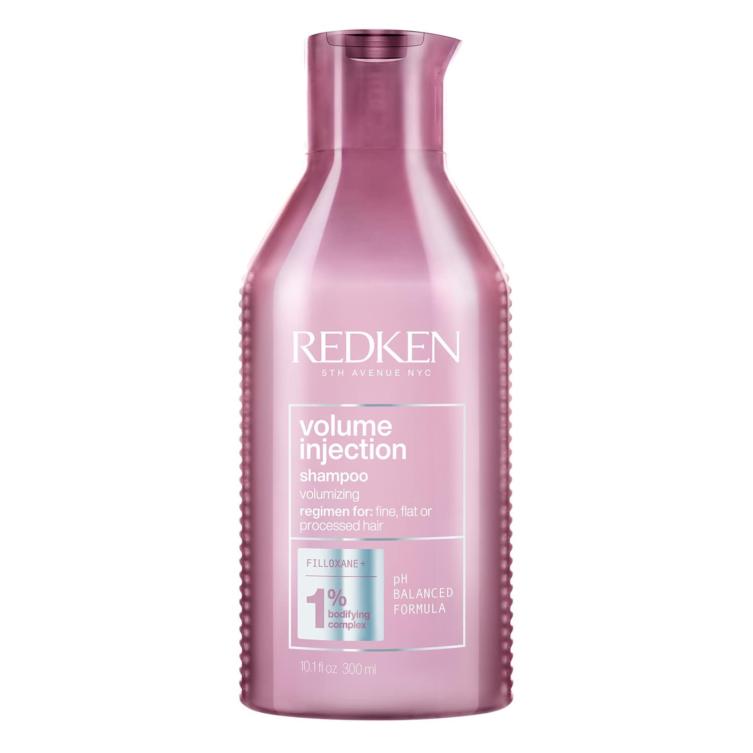 Redken | Shampoo, For Flat/Fine Hair, Citric Acid, Adds Lift & Volume, Volume Injection, 300 ml