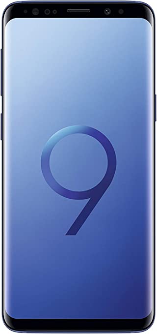 Samsung Galaxy S9 (Single SIM) 64 GB 5.8-Inch Android 8.0 Oreo UK Version SIM-Free Smartphone - Sky Coral Blue (Renewed)