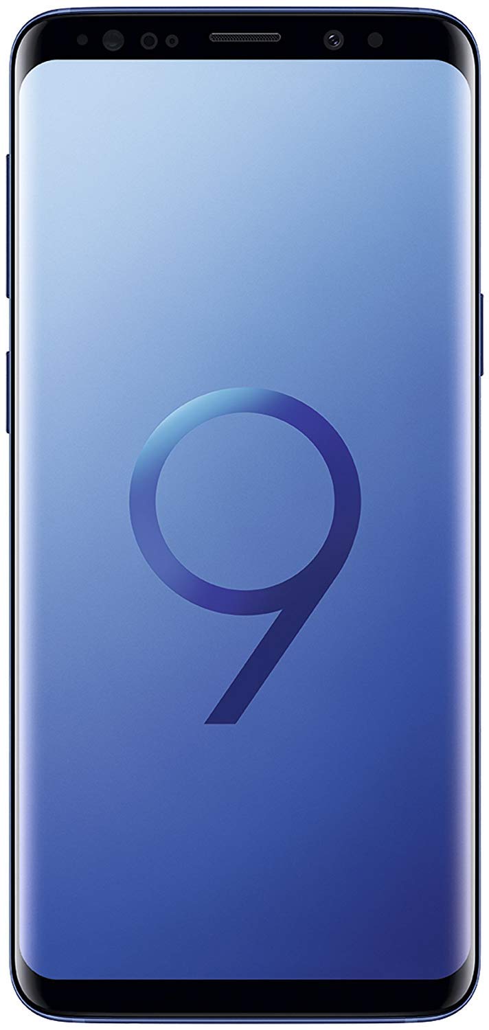 Samsung Galaxy S9 (Single SIM) 64 GB 5.8-Inch Android 8.0 Oreo UK Version SIM-Free Smartphone - Sky Coral Blue (Renewed)