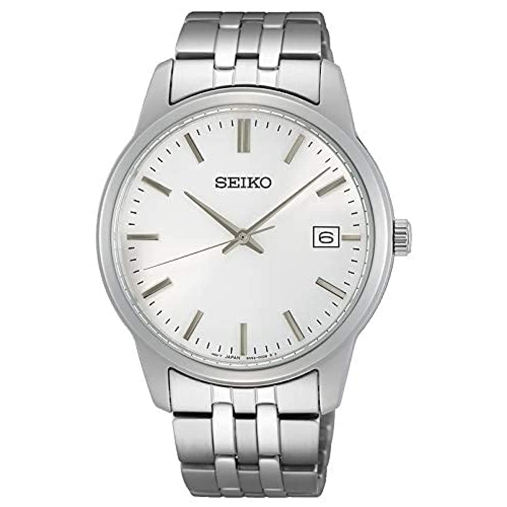 Seiko Men's Analog Quartz Watch with Stainless Steel Strap SUR397P1