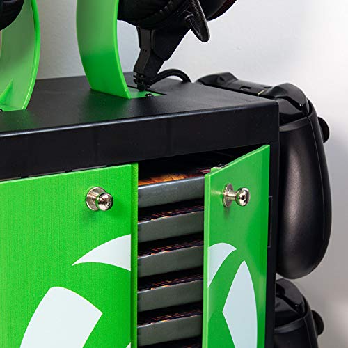 Numskull Official Xbox Series X Gaming Locker, Controller Holder, Headset Stand for PS5, Xbox Series X S, Nintendo Switch
