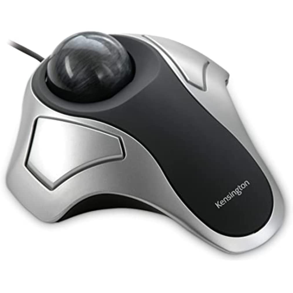 Kensington Orbit TrackBall - Wired Ergonomic TrackBall Mouse for PC, Mac and Windows with Ambidextrous Design, Optical Tracking & 40 mm Ball – Space Grey (64327EU)