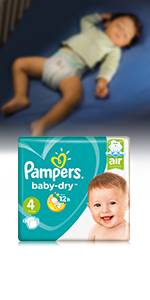 Pampers Baby-Dry Size 4+, 10-15kg, 41 Nappies