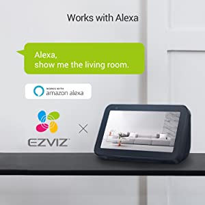 EZVIZ Outdoor Security Camera WiFi 1080P, Waterproof, 30M Night Vision, AI-Powered Human Detection, Cloud/SD Card Storage, Work with Alexa(C3WN)