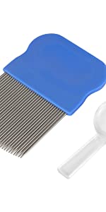 Head Lice Comb, Acu-Life Short Pin Comb for Head Lice Treatment, Nit Free Comb