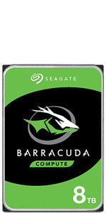 Seagate BarraCuda 2TB Internal Hard Drive HDD – 3.5 Inch SATA 6Gb/s 7200 RPM 256MB Cache 3.5-Inch – Amazon Exclusive - Frustration Free Packaging (ST2000DM008), Silver