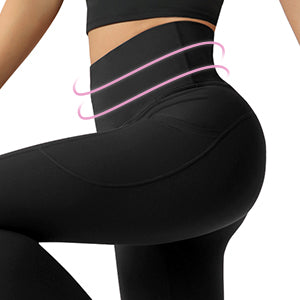 UUE Workout Leggings with Pockets for Women, Yoga Leggings Womens High Waisted Tummy Control, Sports Gym Leggings Yoga Pants