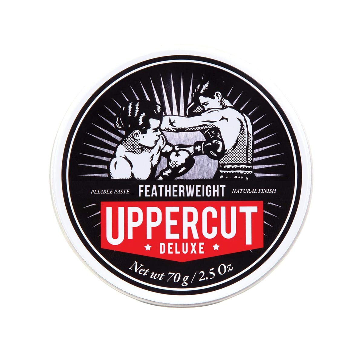 Uppercut Deluxe Featherweight Hair Styling Paste, Professional Water-Based Styling Product For Men With A Low Shine And Firm Hold 70g