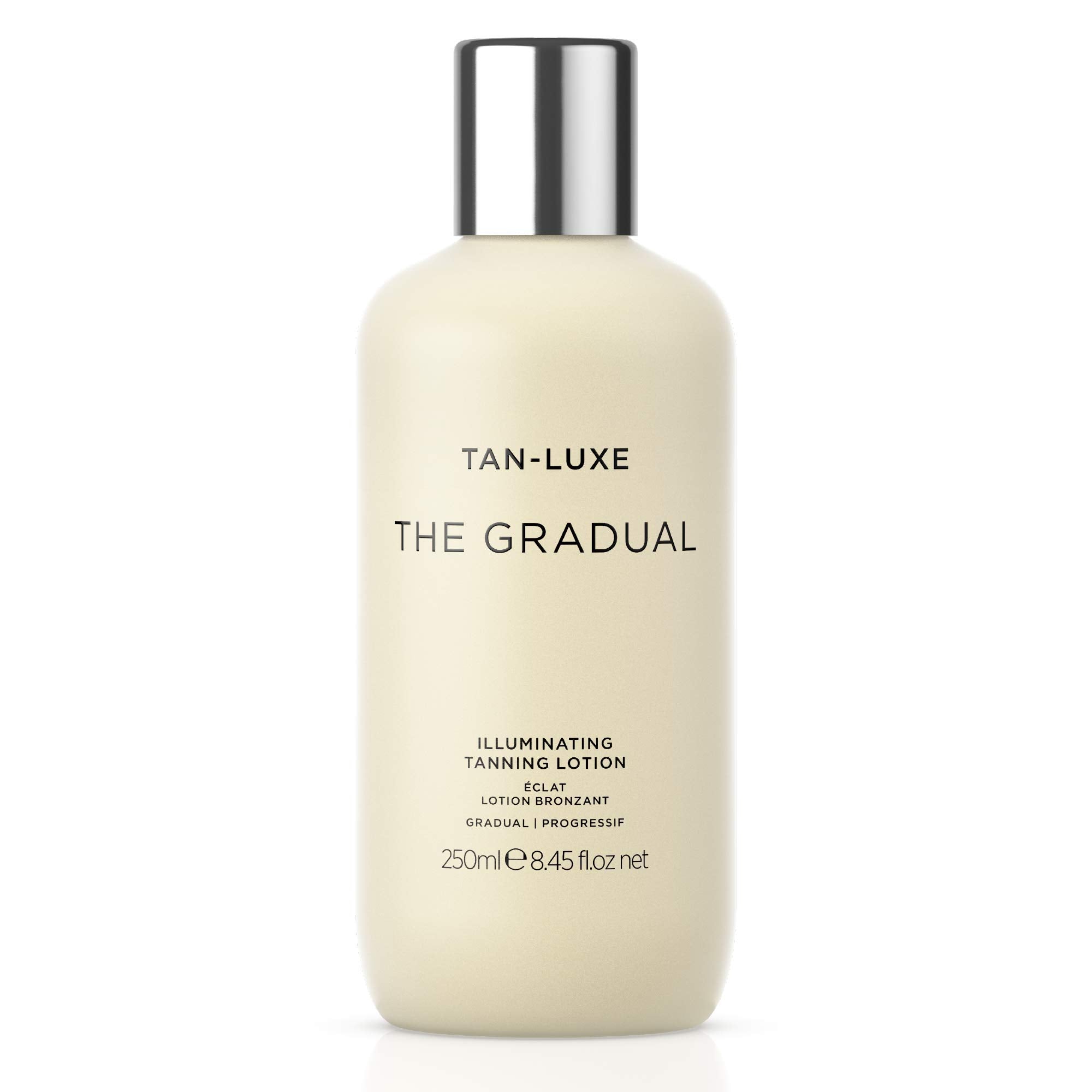 Tan Luxe THE GRADUAL Fake Tan Lotion, (250 ml) Self Tanning Skin Care with Gradual Glow, Cruelty Free & Vegan