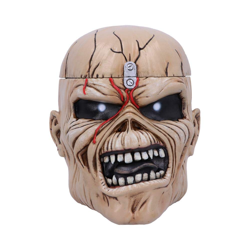 Nemesis Now Officially Licensed Iron Maiden The Trooper Box 18cm, Resin, Beige