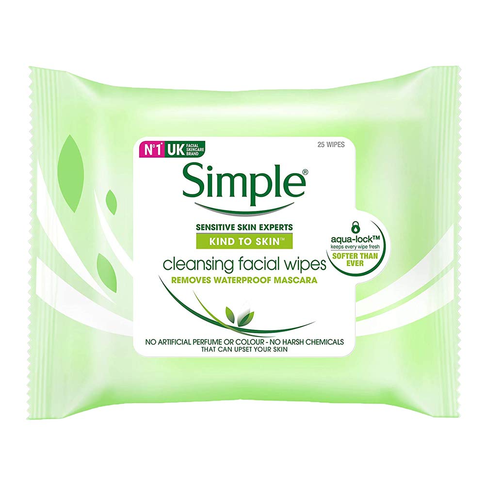 3 x 25 Facial Wipes Waterproof Make Up Cleaner