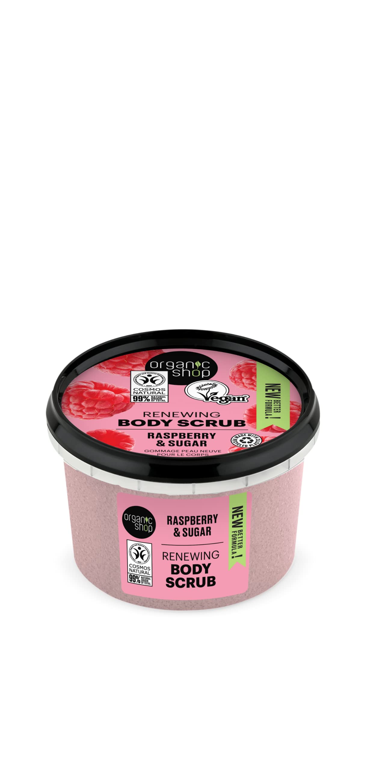 Organic Shop Raspberry Cream Body Scrub 250 ml