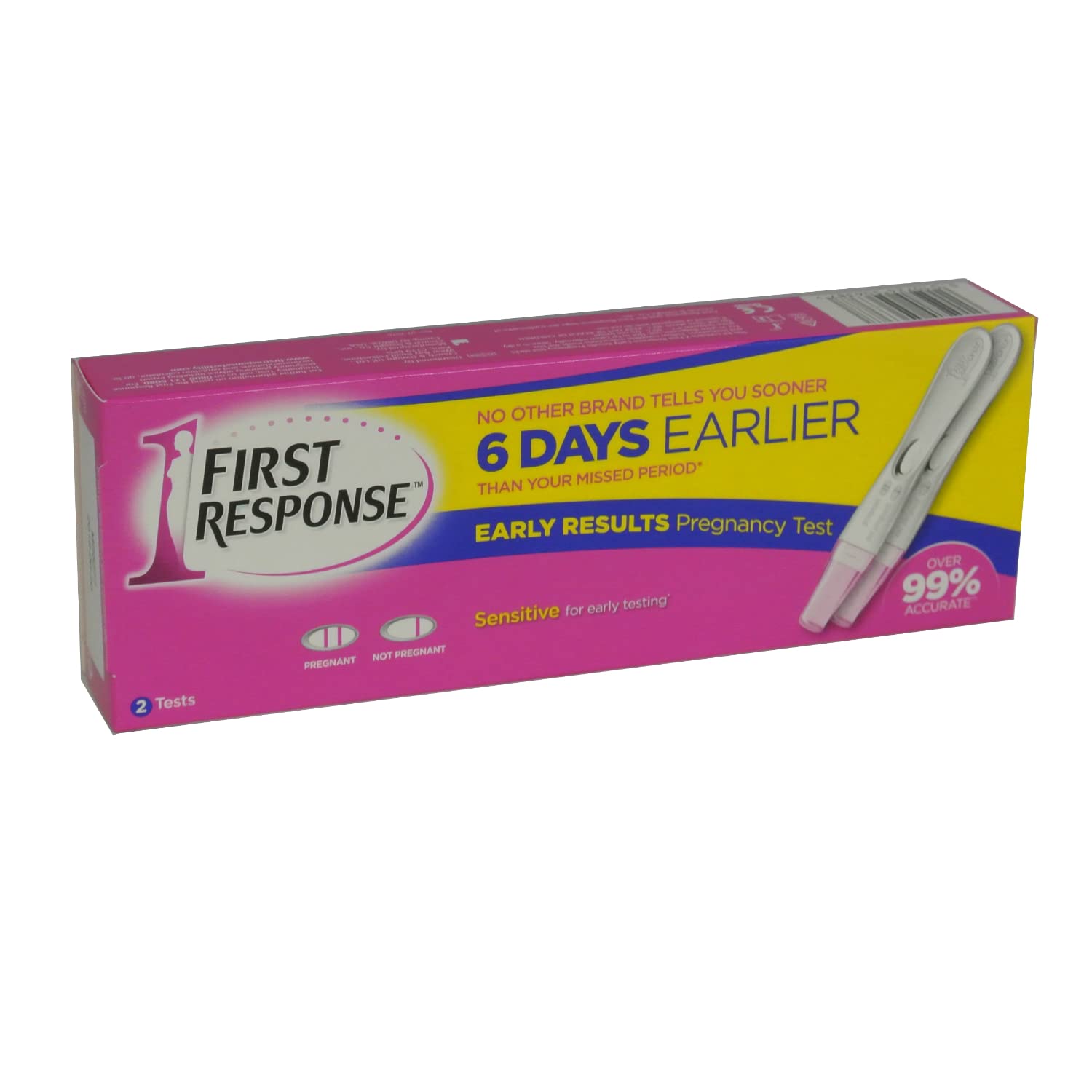 2 x 2 First Response Pregnancy Early Result Test Pack
