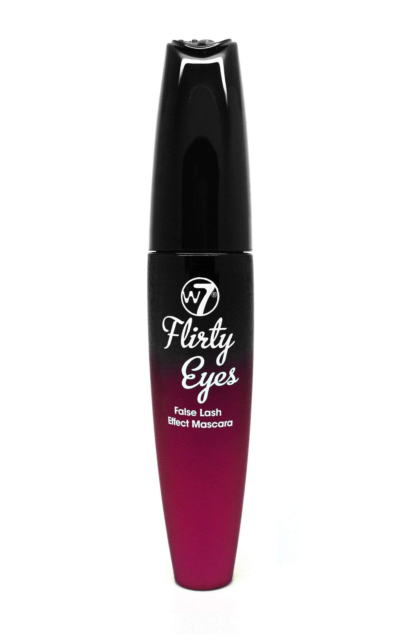 W7 Flirty Eyes Mascara - Long-Lasting, Hourglass Black Mascara For Volume And Length