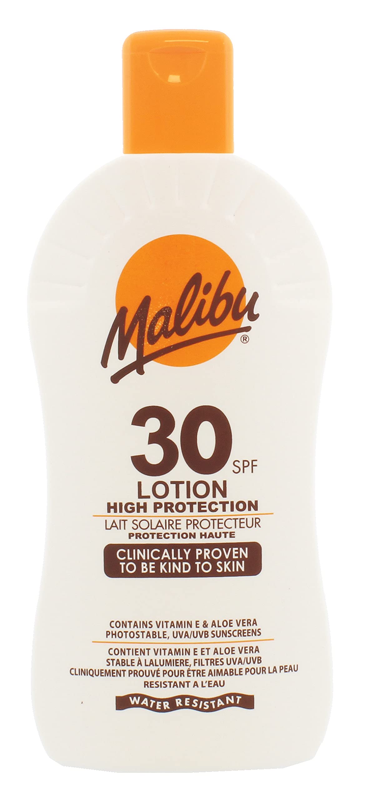 Malibu High Protection Water Resistant Vitamin Enriched SPF 30 Sun-Screen Lotion, 400ml