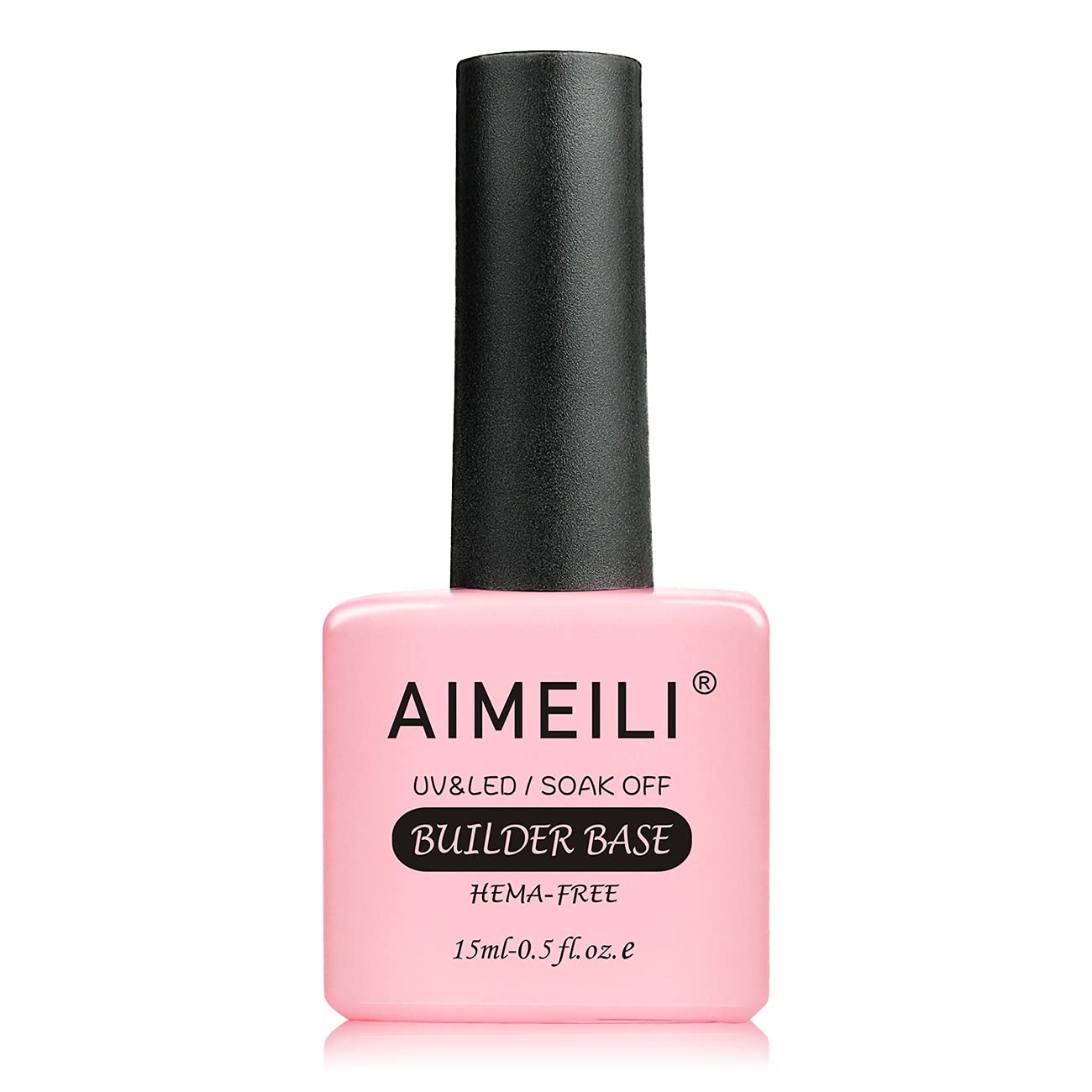 AIMEILI 2 in 1 Clear Builder Gel for Nails Extension Soak Off UV LED Builder Base Gel can be used as Builder Gel/Base Gel Polish 15ml