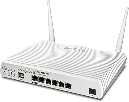 DrayTek Vigor 2865ac Multi-WAN Dual Band VDSL2/ADSL2+ WiFi VPN Router