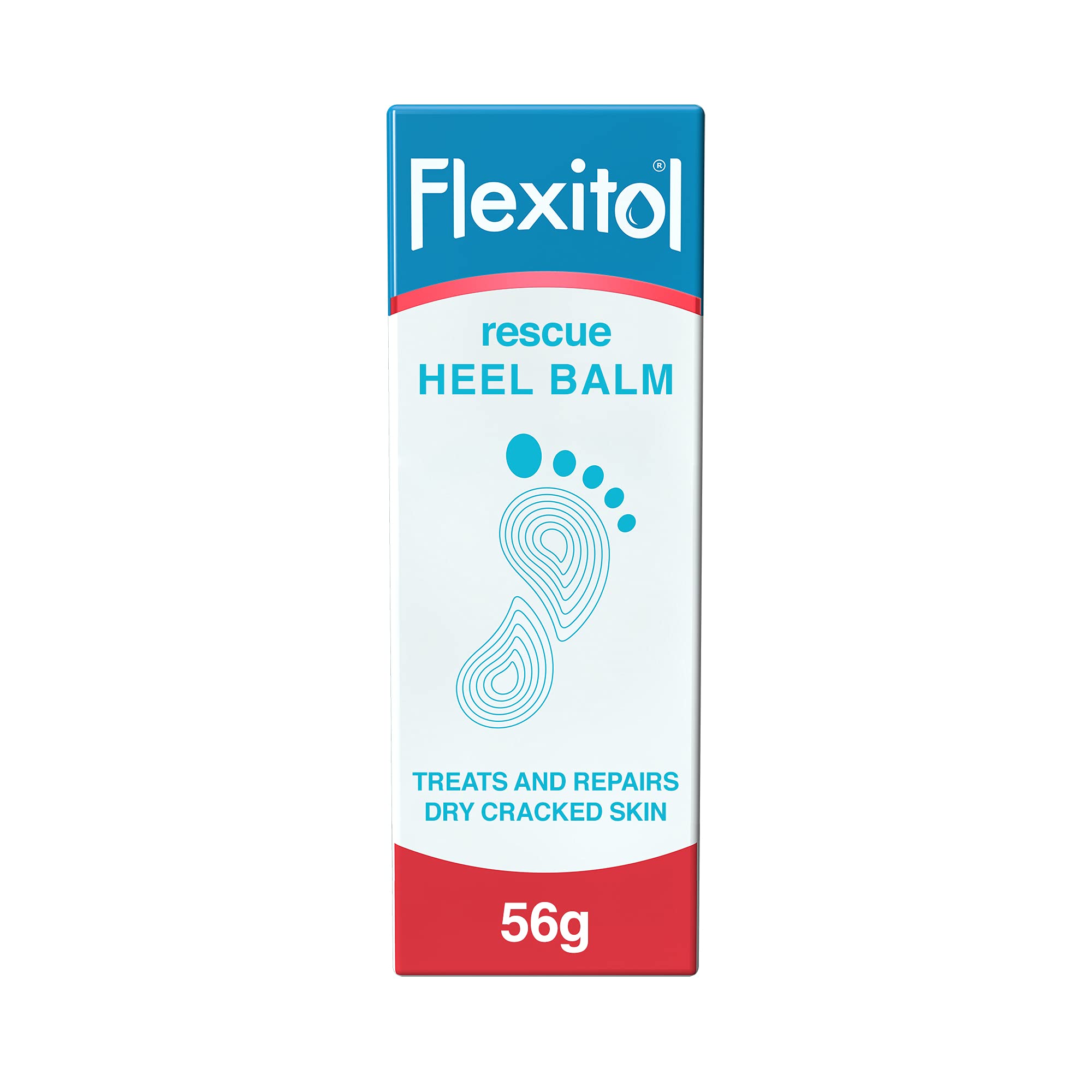 Flexitol Rescue Heel Balm 56g, Clinically Proven Treatment For Dry Cracked Feet, Treats and Repairs Dry Cracked Skin, Provides Intense Moisturisation And Hydration