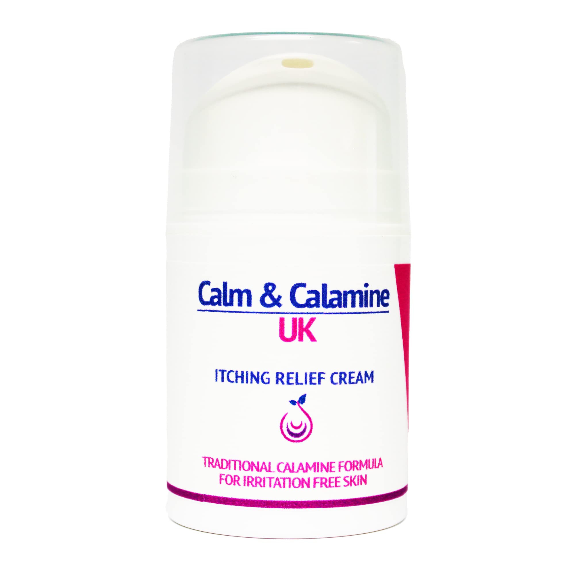 Veil Cover Cream Calm and Calamine UK | Traditional Calamine Cream for Irritated or Itchy Skin Relief 50g