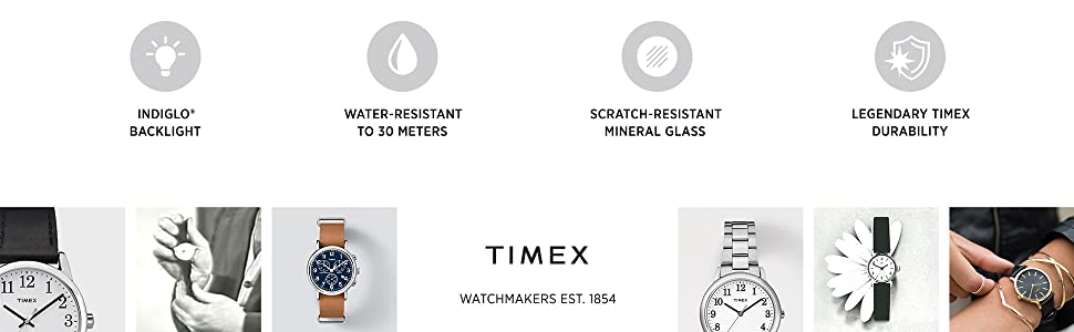 Timex Men's Easy Reader 35 mm Expansion Band Watch