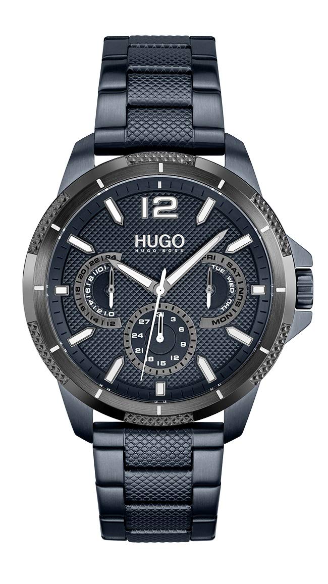 HUGO Men's Analog Quartz Watch with Stainless Steel Strap 1530194