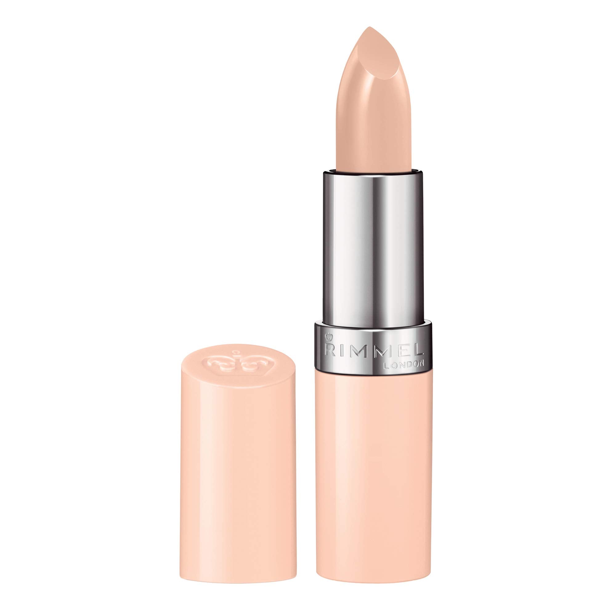 Rimmel London Lasting Finish Lipstick, Moisturising Formula with Luscious Touch and Black Diamond Pigment Complex, 40 Pale Nude, 4 g