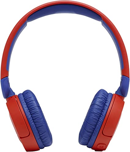 JBL Jr 310BT - Children's over-ear headphones with Bluetooth and built-in microphone, in red