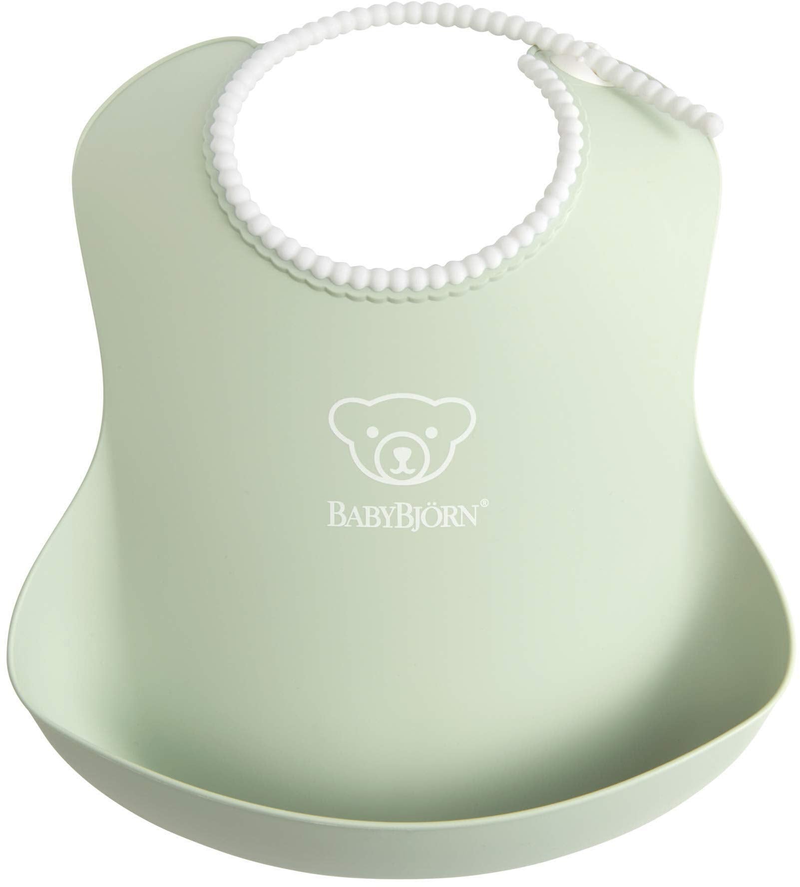 BABYBJÖRN Baby Bib 1-pack, Plastic, Powder green
