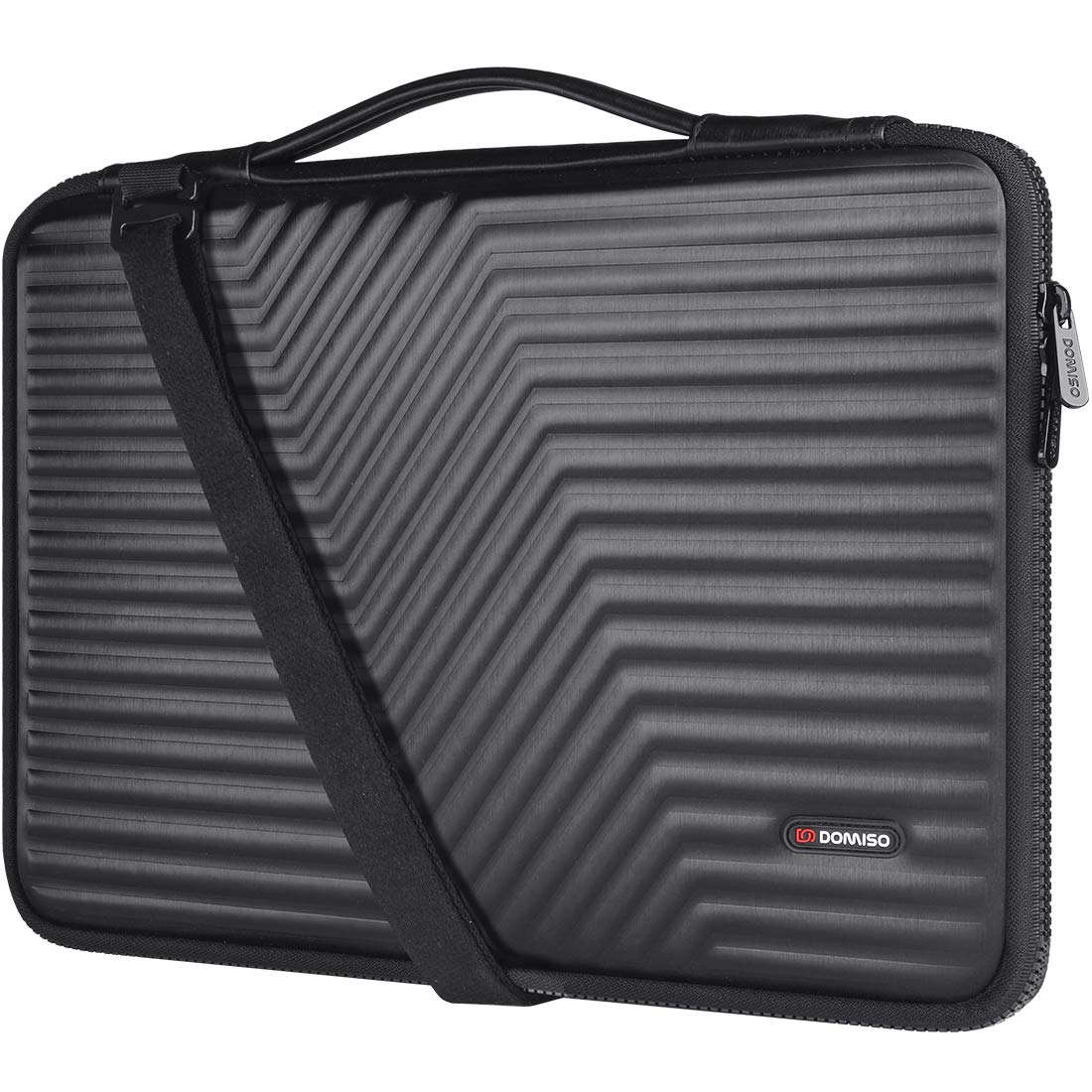 DOMISO 14 inch Laptop Sleeve Shoulder Bag Shockproof Case Waterproof Protective EVA Handbag for 14" Lenovo ThinkPad E480/Yoga 920/13.5" Microsoft Surface Book/HP Pavilion 14 Stream 14/14" Notebook