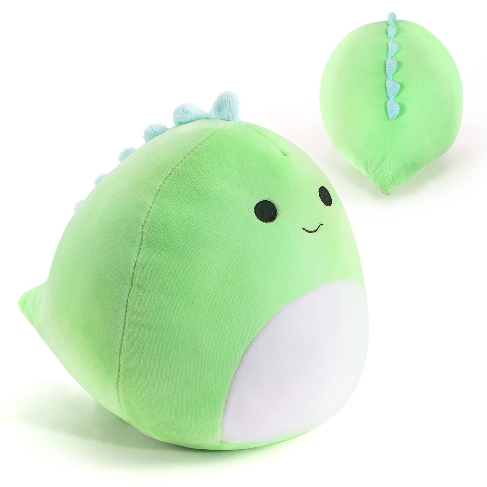 Dinosaur Plush Toys, Cute Plushies Soft Toys for Kids, 7.87Inch Stuffed Animal Toys Dino Plush Cuddly Toy for Babies Girls Bedding Sleeping Pillow, Newborn Birthday Gift for Home Decoration by KOUMIN