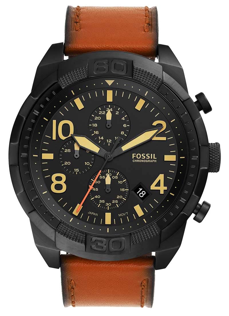 FOSSIL Men's Bronson Case Size Chronograph Movement Watch