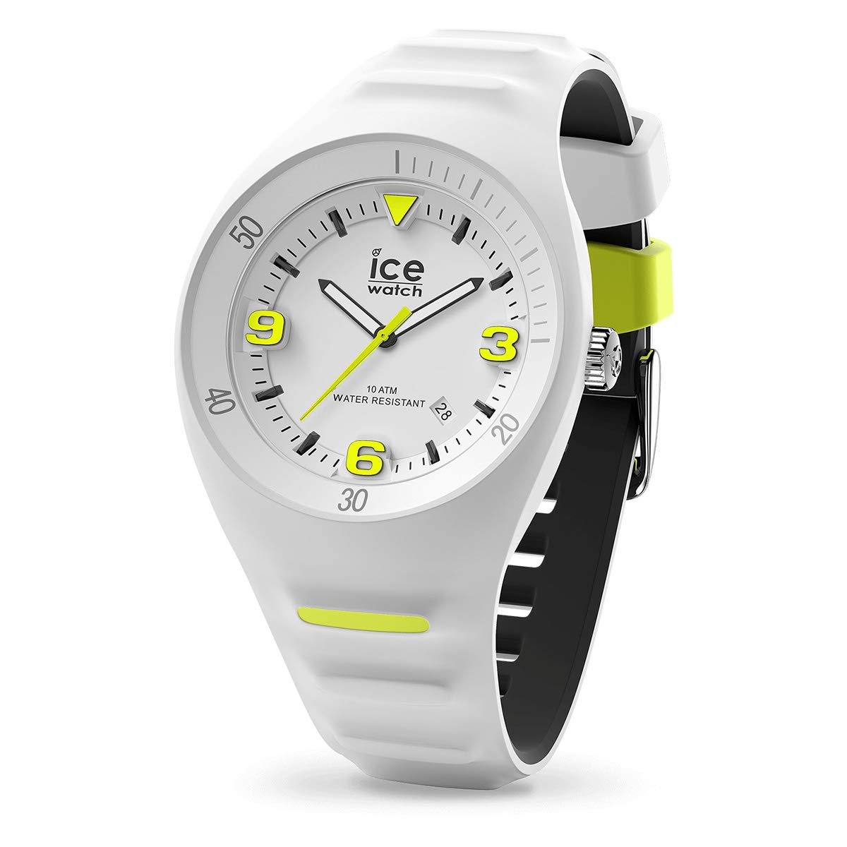 Ice-Watch - P. Leclercq White Yellow - Men's Wristwatch with Silicon Strap - 017594 (Medium)