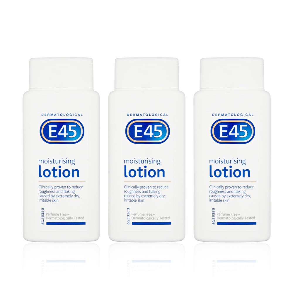 E45 Dermatological Moisturising Lotion 200ml x 3