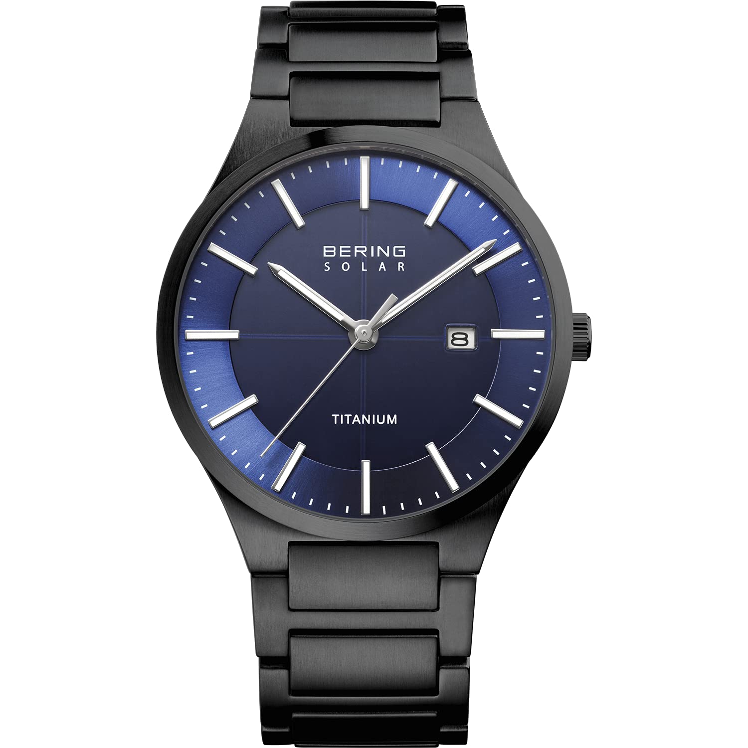 BERING Mens Analogue Quartz Collection Watch with Titanium Strap and Sapphire Crystal