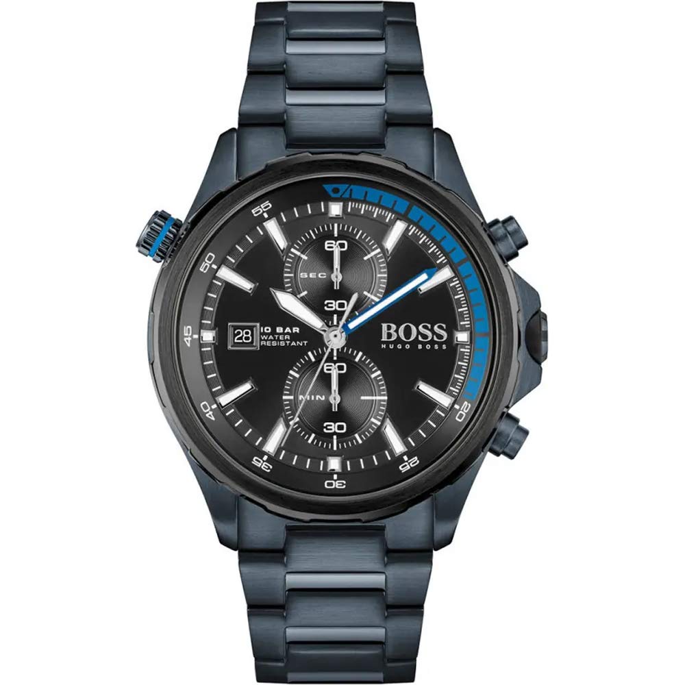 BOSS Men's Chronograph Quartz Watch Globetrotter