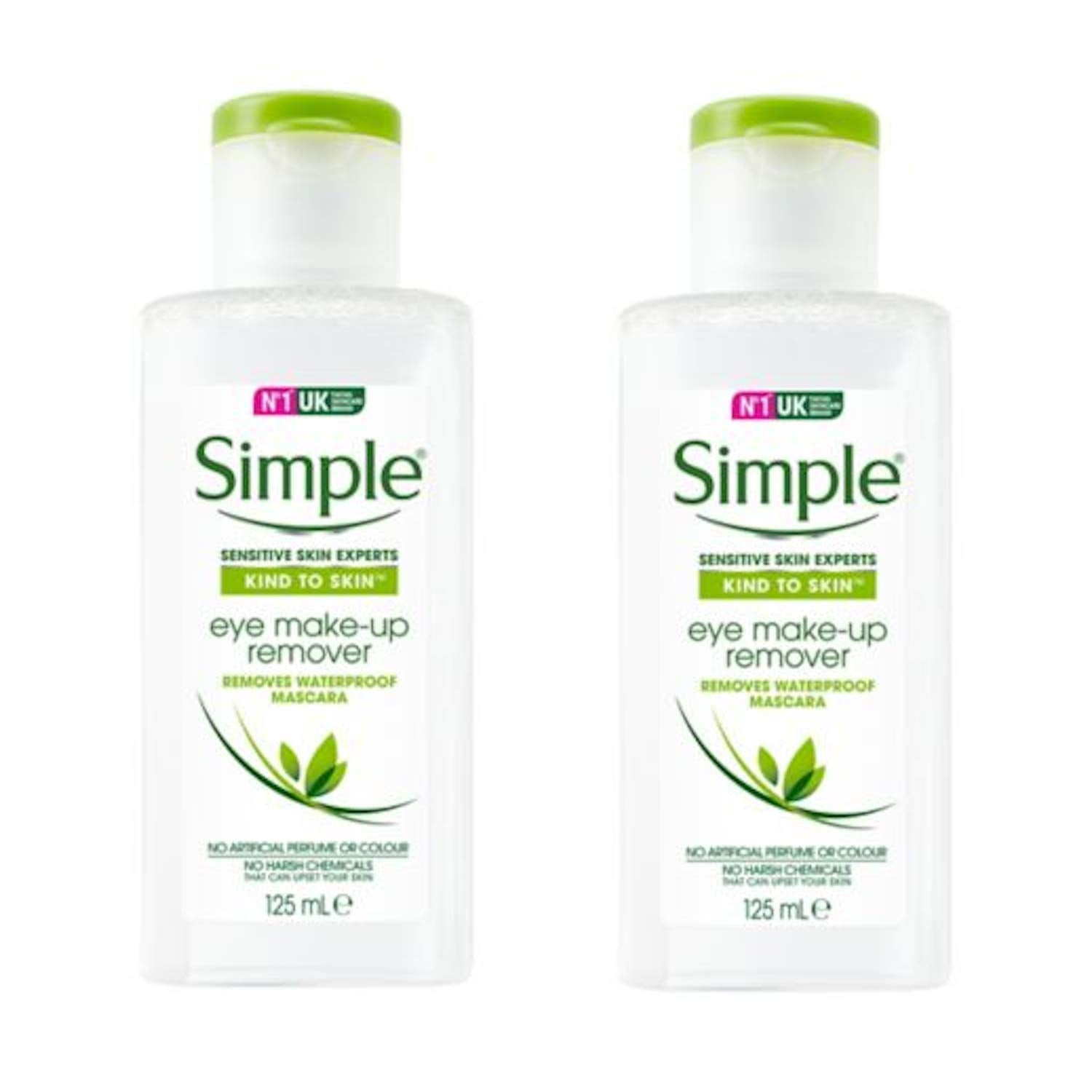 Simple Eye Make-up Remover 125 ml - Pack of 2