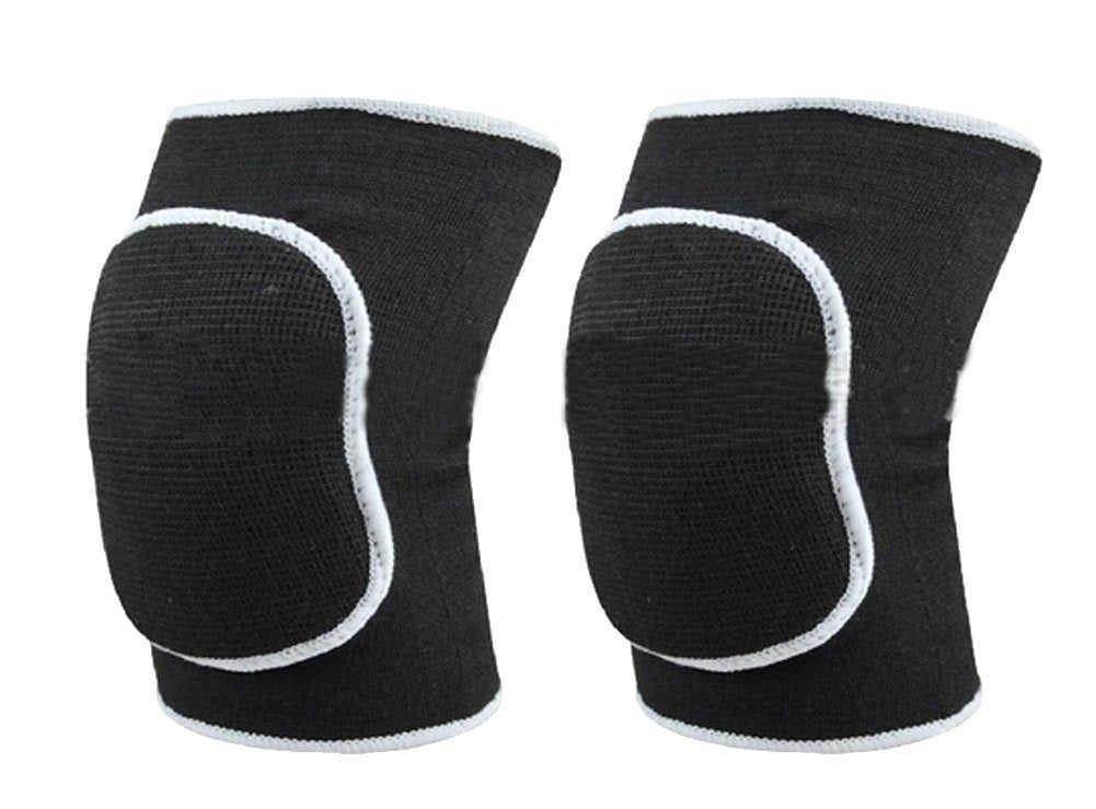FSSTUD Elastic Breathable Anti Slip Running Knee Pads Dance Knee Support Brace Knee Sleeves Protector Black