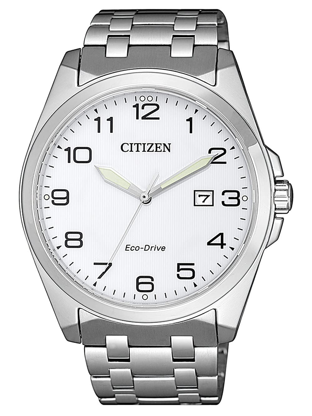 Citizen Men's Analogue Eco-Drive Watch with Stainless Steel Strap BM7108-81A