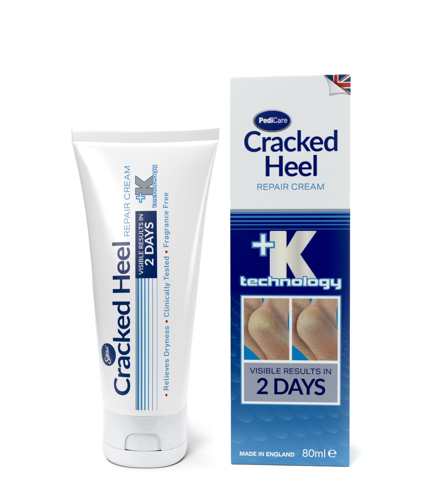Silkia PEDICARE Cracked Heel Repair Cream | 48hr Active Skin Repair | Clinically Tested | 80 ml