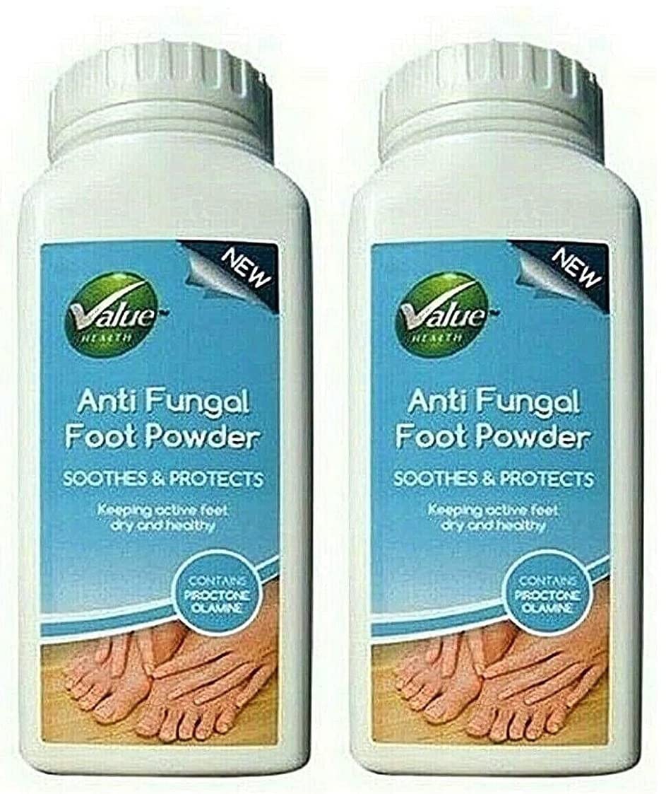 Value Health, Anti Fungal Foot Powder Pack, 2 packs of 75gram