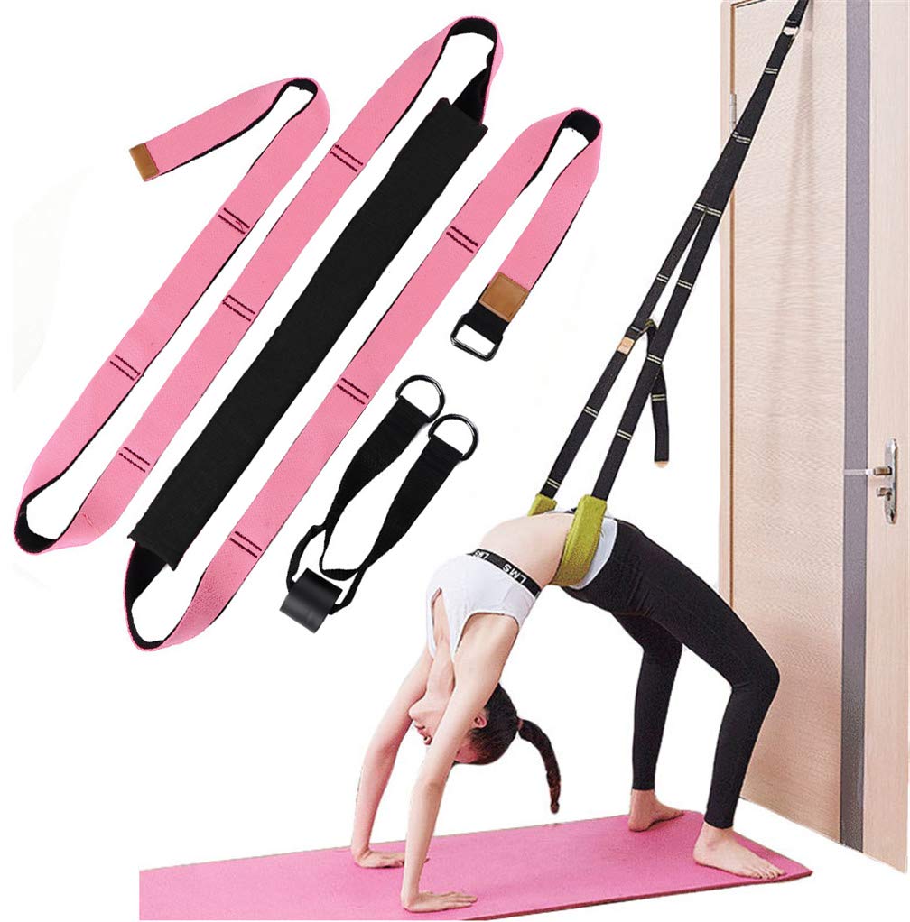 Xemz Back bend Assist Trainer - Improve Back and Waist Flexibility, Door Flexibility Stretching Strap, Home equipment for Ballet, Dance, Yoga, Gymnastics, Cheerleading, Splits