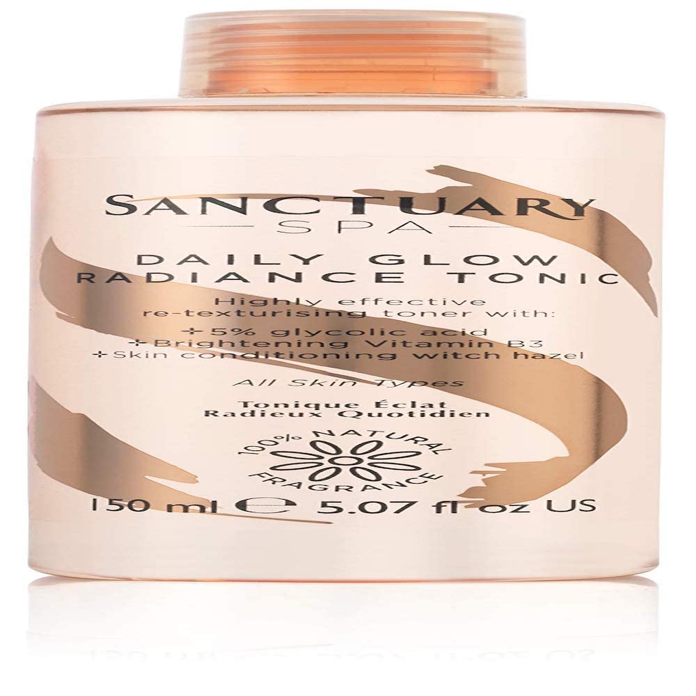 Sanctuary Spa Daily Glow Radiance Tonic Exfoliating Glycolic Toner, 150 ml