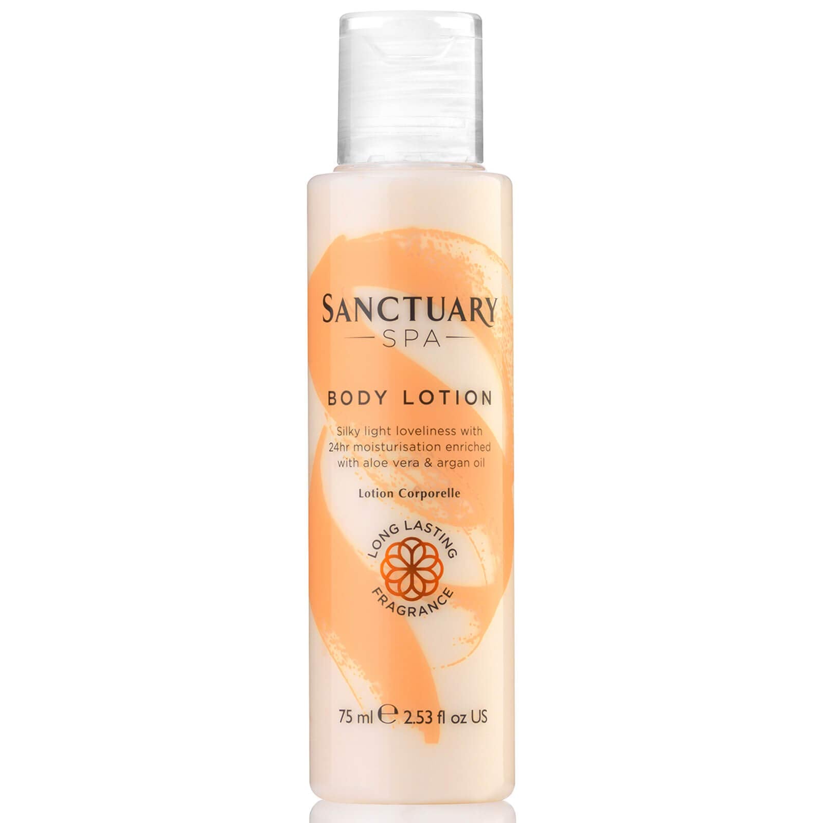 Sanctuary Spa Body Lotion, Vegan Body Moisturiser, Cruelty Free, 75ml