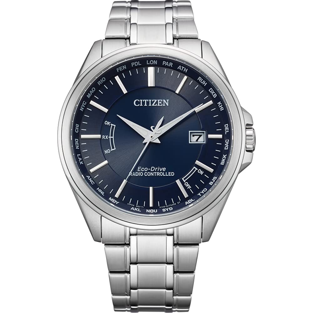 Citizen Mens Analogue Eco-Drive Watch with Stainless Steel Strap CB0250-84L